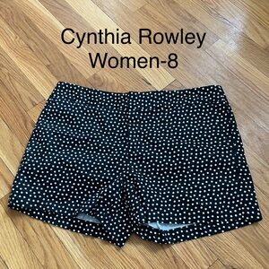 Cynthia Rowley Black Polka Dot Women's Shorts
